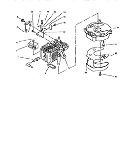 Engine Assembly 4 Diagram and Parts List for 10227 7900001 AND UP Lawn Boy Lawn Mower